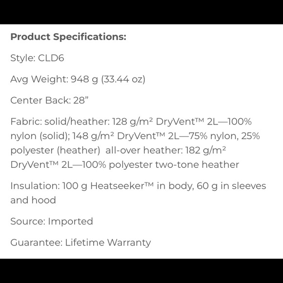 TNF INLUX INSULATED JACKET WOMEN'S - Picture 3 of 3